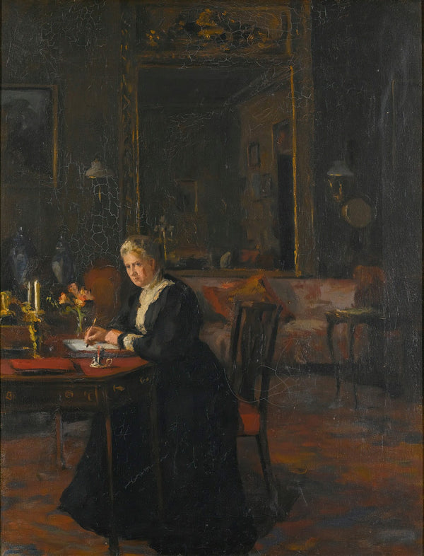 Portrait Interior Louisa Caroline Elizabeth Hamilton