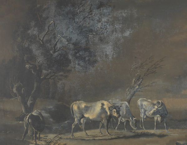 Landscape with cows 19th century