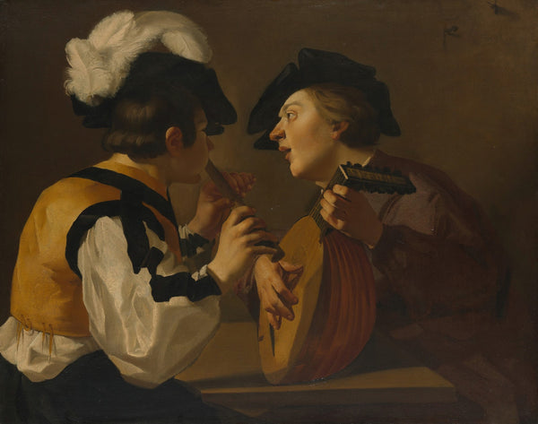 Two Musicians 17th century