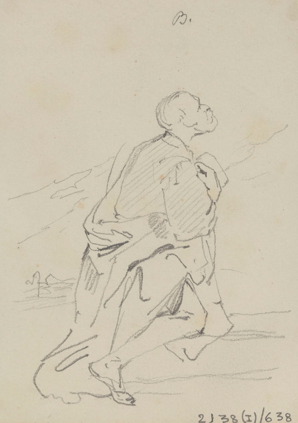 Kneeling Figure