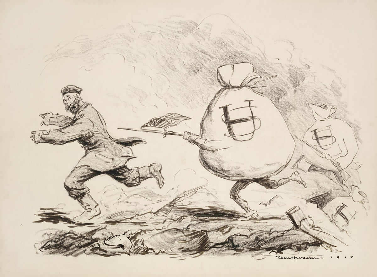 The Hun doesnt know how far the American dollar will go 1917