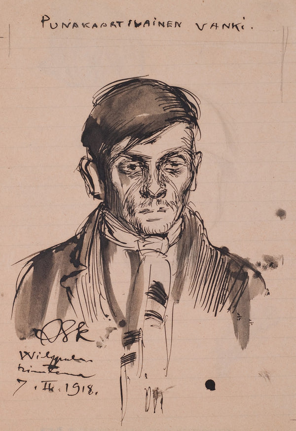 Punakaartilainen vanki 1918
