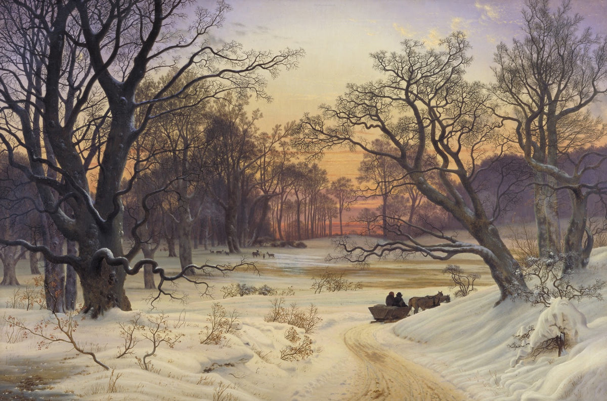 Winter Night in a Forest 1853