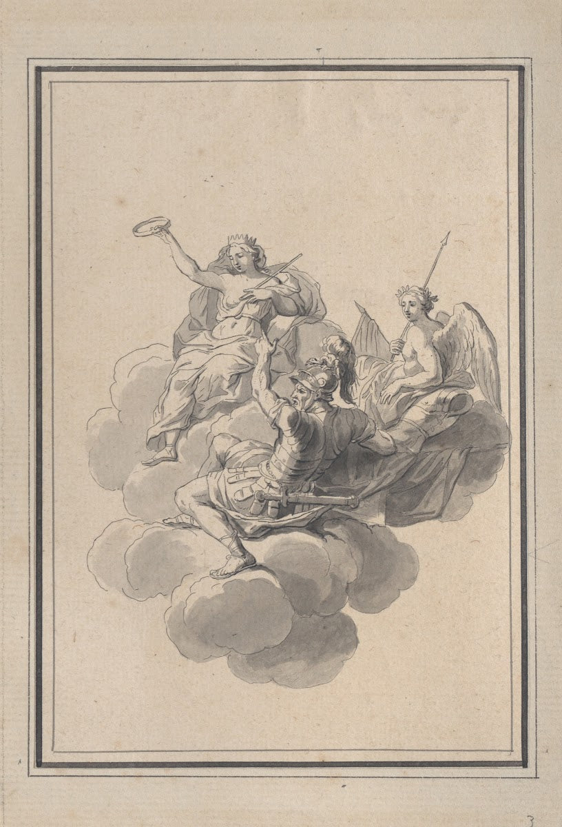 Vignette from the Galerie des Glaces Versailles early 18th century