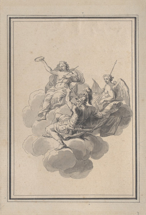 Vignette from the Galerie des Glaces Versailles early 18th century