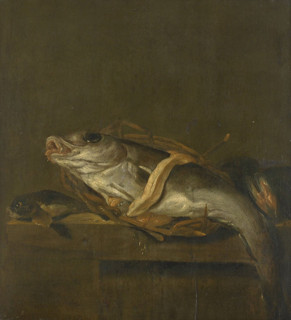 Still Life with a Haddock and Gurnard 1640   1662
