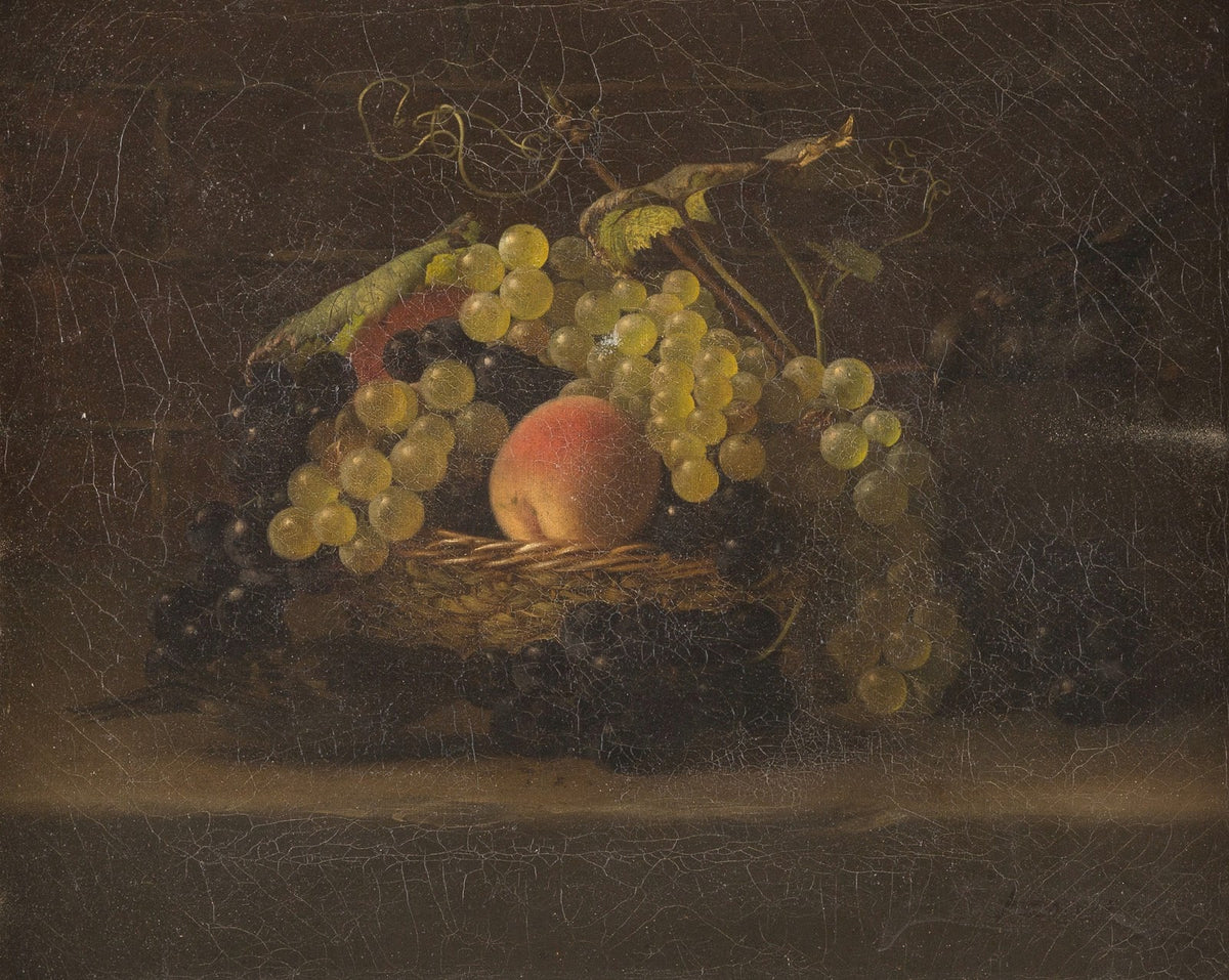 Fruit still life with sparrows 1832