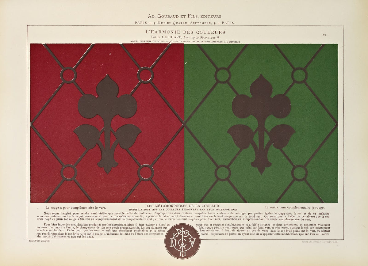Lharmonie des couleurs  Pl123 1880