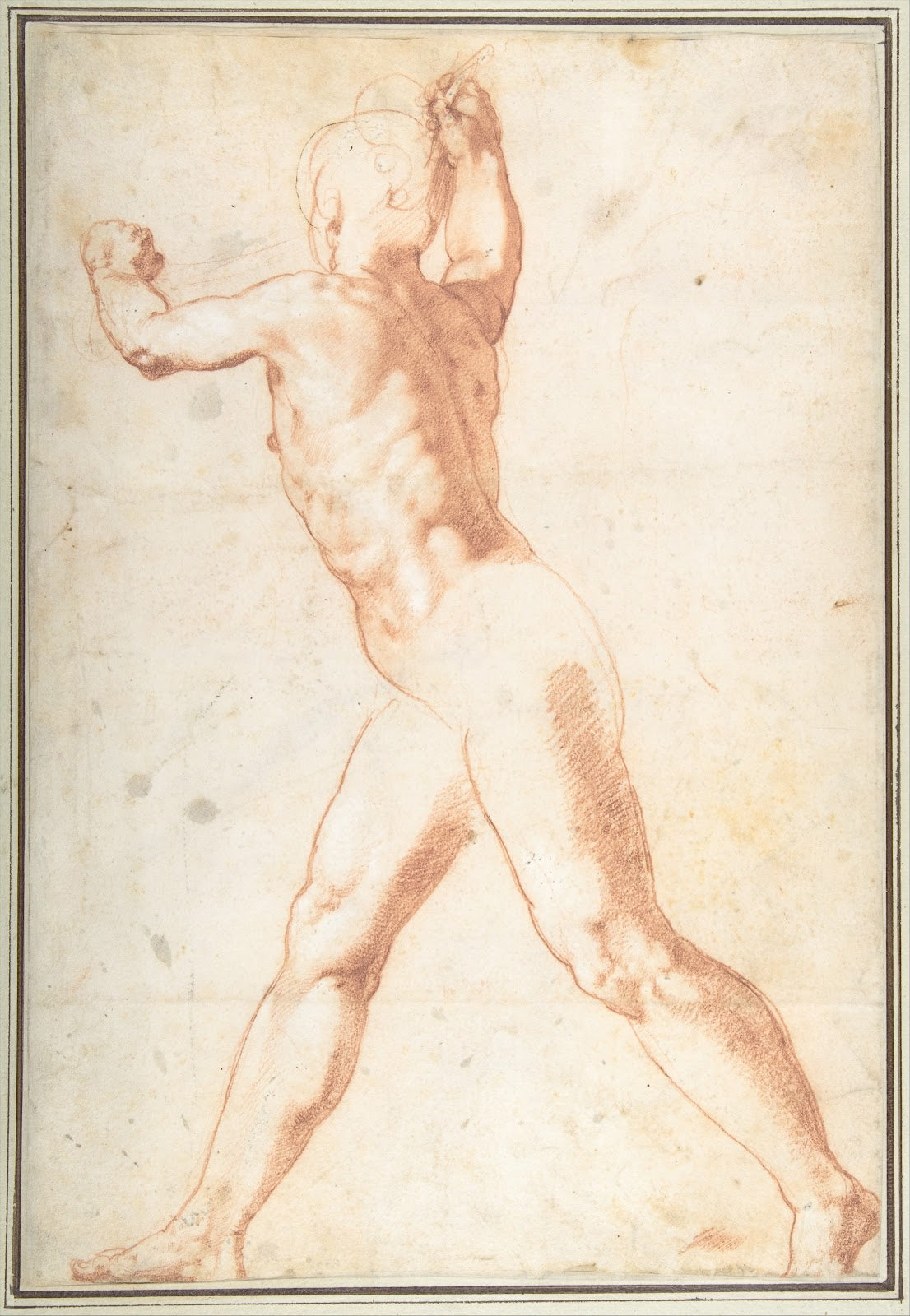 Standing Nude Man 1550