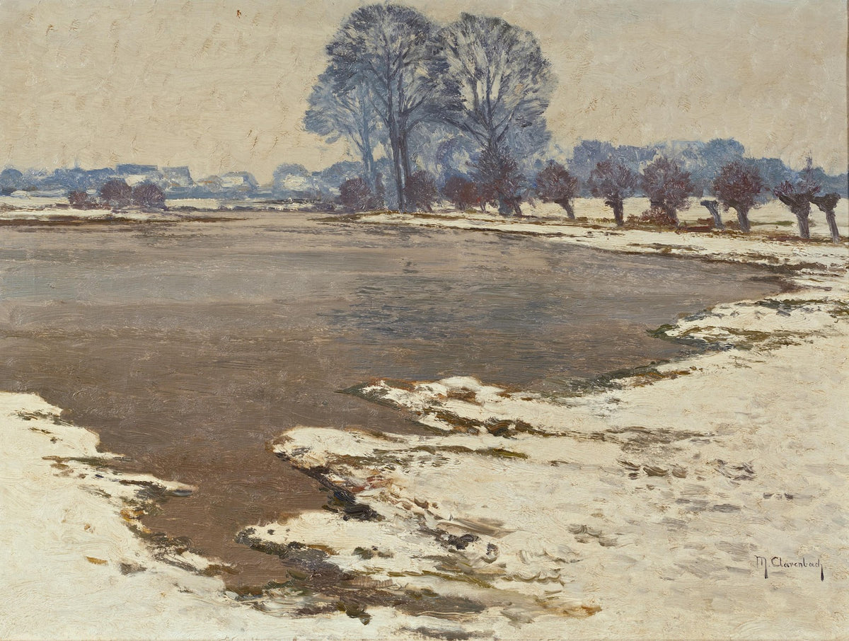 Winter Landscape in the Erftauen 20th century