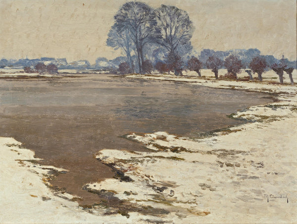 Winter Landscape in the Erftauen 20th century