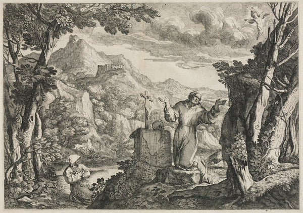 St Francis of Assisi Receiving the Stigmata 164060
