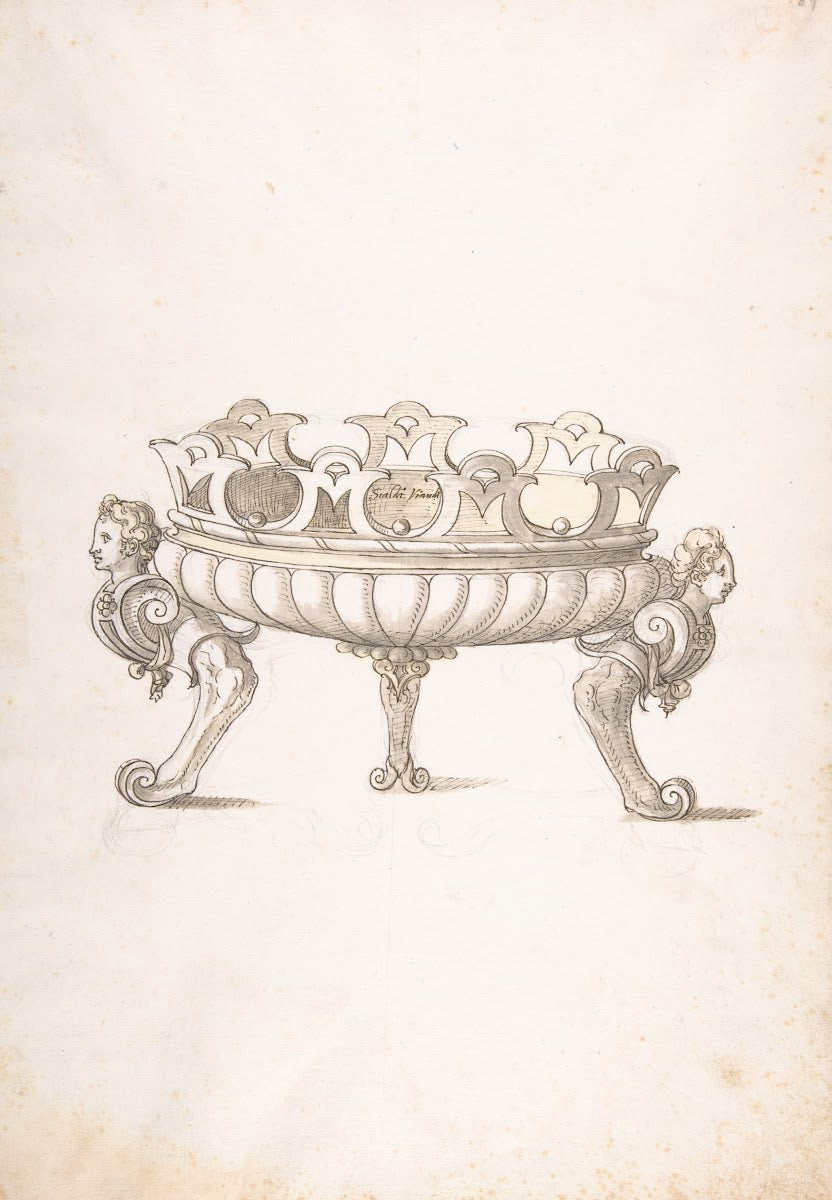 Design for a Bronze Vessel 16th century