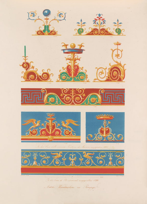 Ornamente aller klassischen Kunst Epochen nach den Originalien in ihren eigenthu