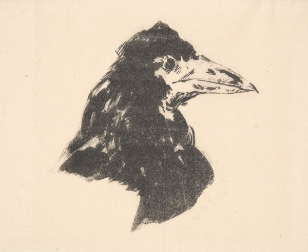The Raven Le corbeau Design for the cover 1875