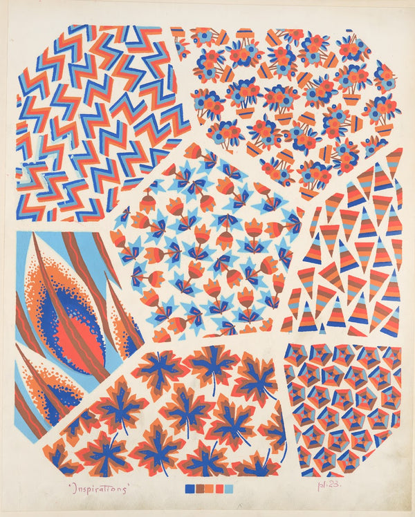 Seven compositions  plant life and geometric 1928