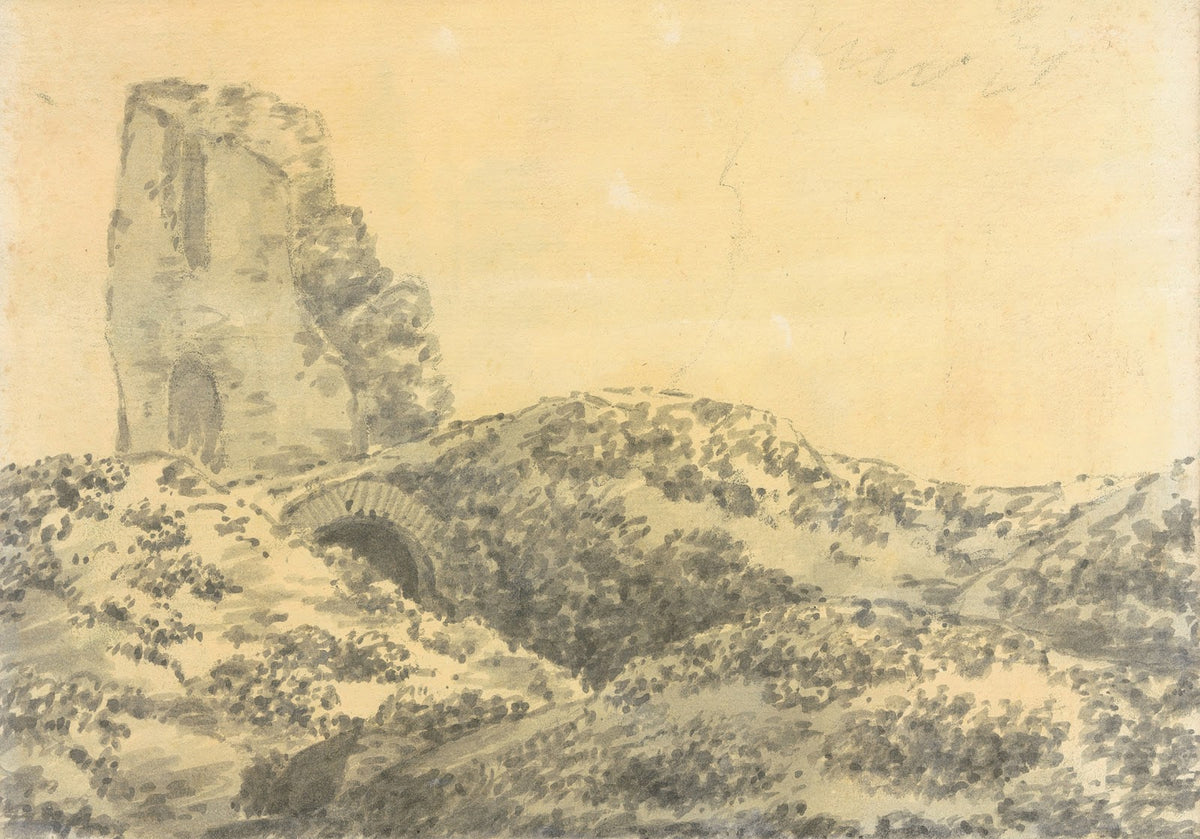 Ruined Roman Tower in a Landscape 177475