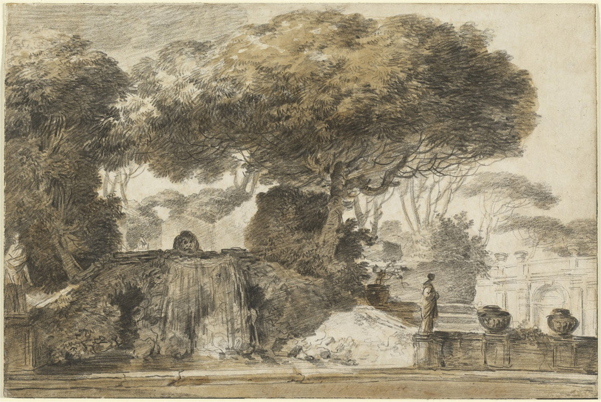 Park of an Italian Villa 1774 1775