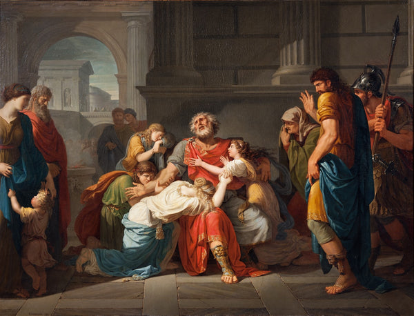 The Blind Oedipus Commending his Children to the Gods 1784