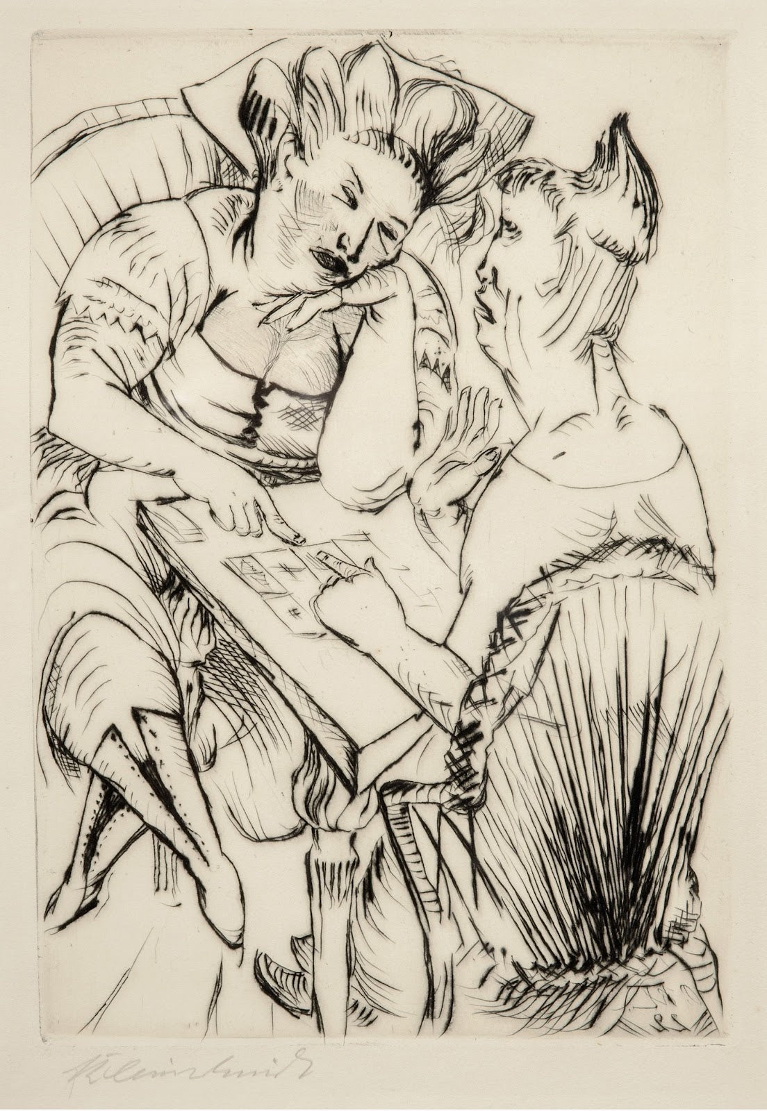 Bei der Kartenlegerin 1922