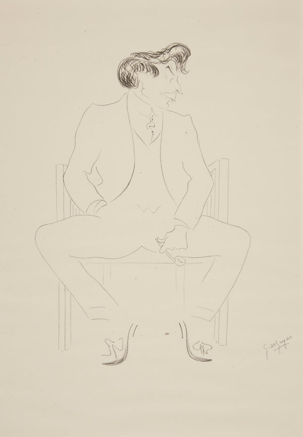 Caricature of Albert Gleizes 1919