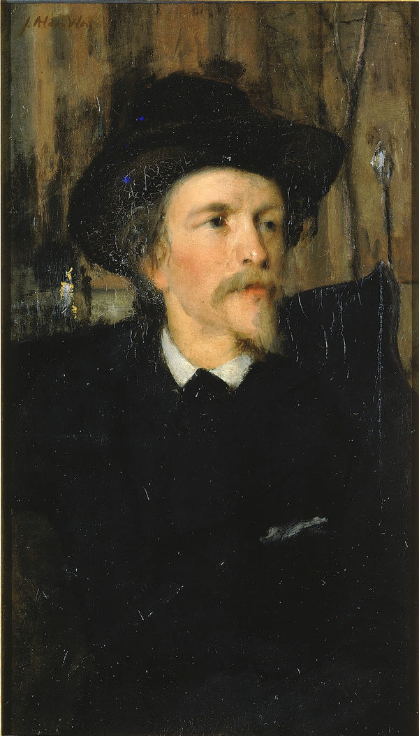 Portrait of Wyatt Eaton ca 1878