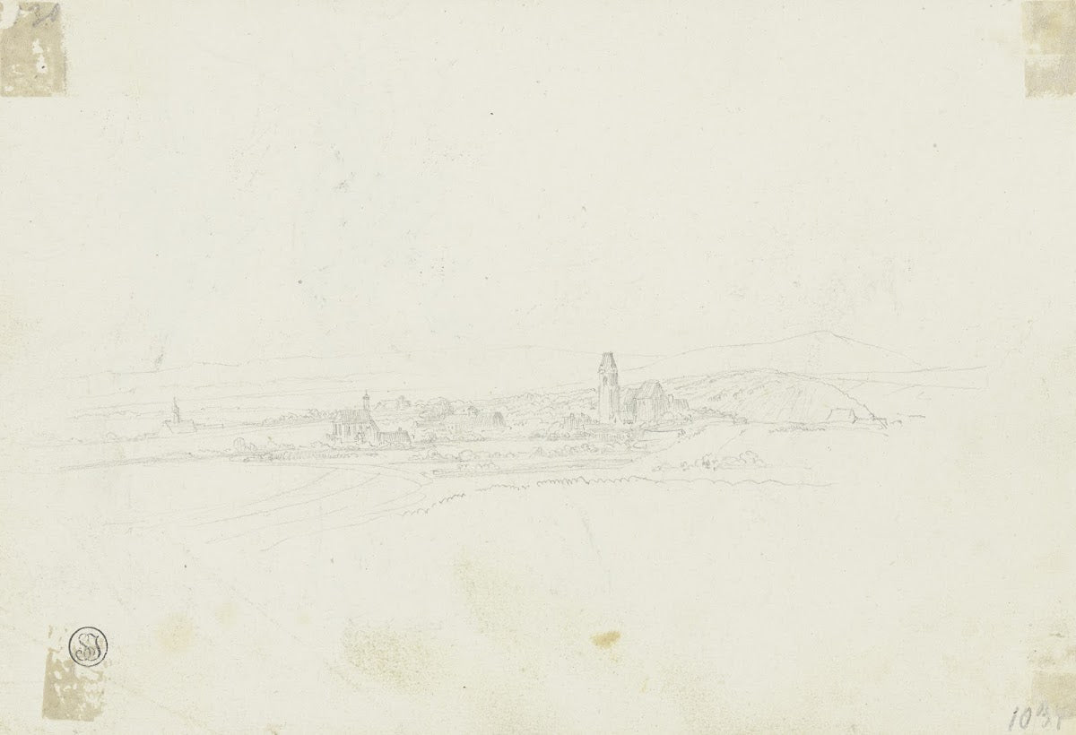 Landscape with church 1917