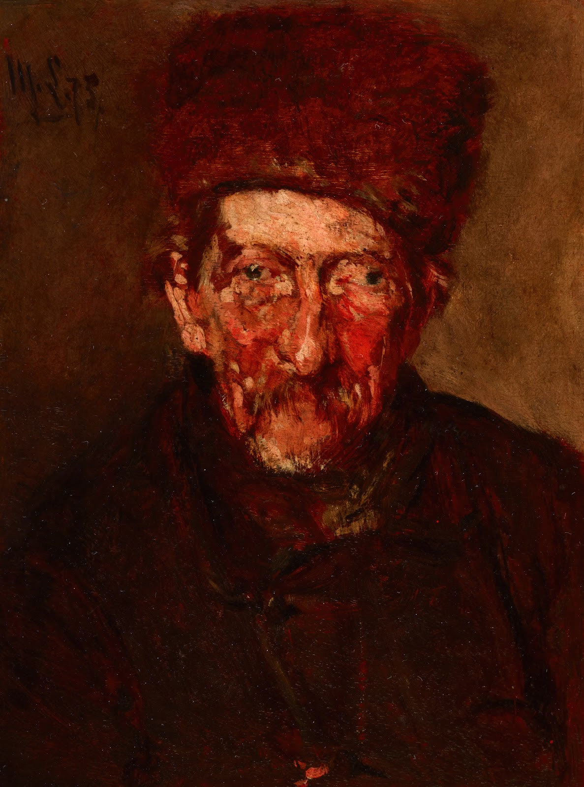 Study Bust of a Man 1875