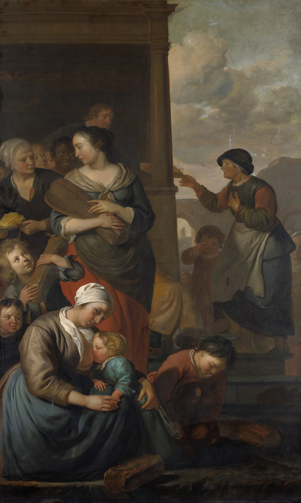 Allegory of food distribution to the poor 1657