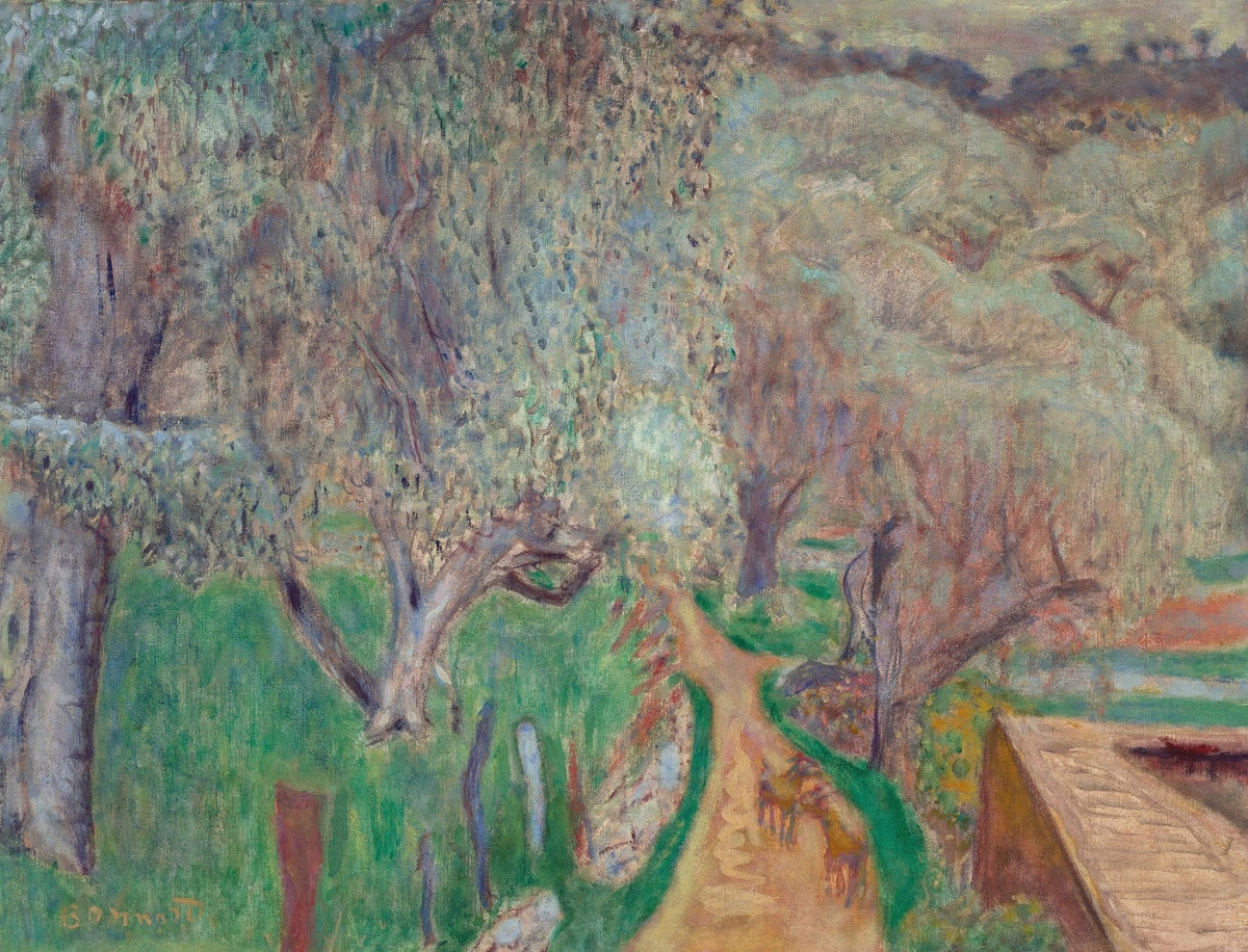 Paysage clair ou Oliviers à Cagnes 1922