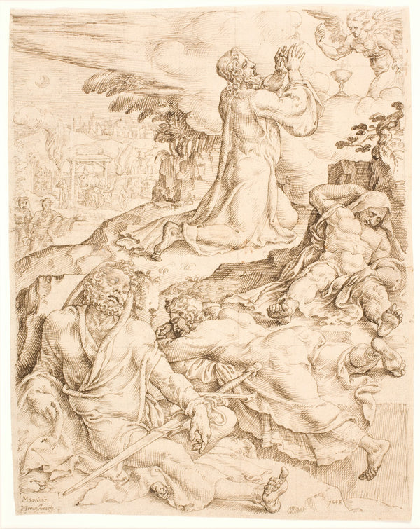 Kristus på Oliebjerget 1548