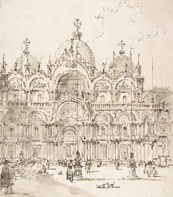 View of Piazza with Basilica of San Marco 171293