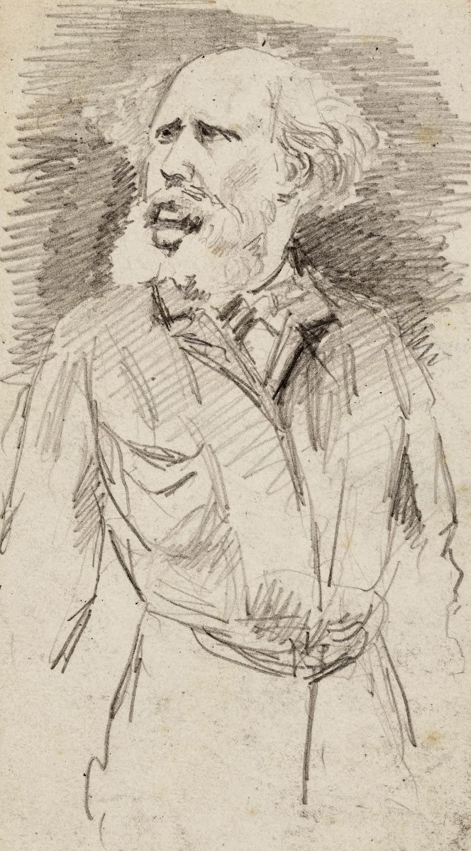 Portrait dhomme barbu