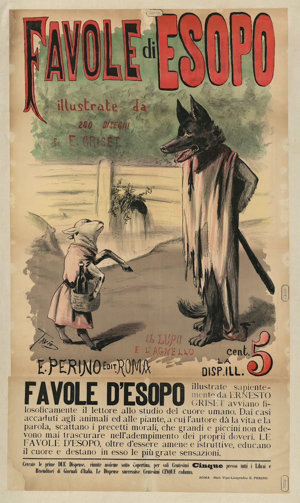 Favole di Esopo 1890