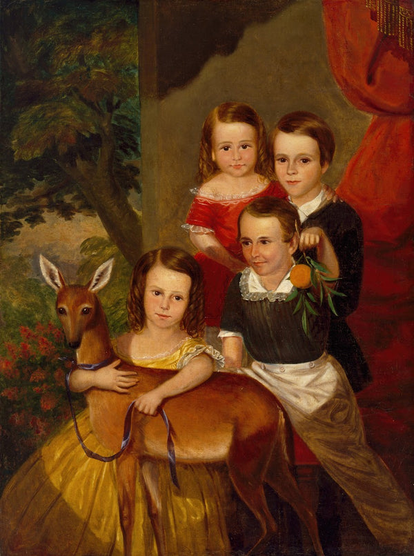 Portrait of the Jones Children of Galveston