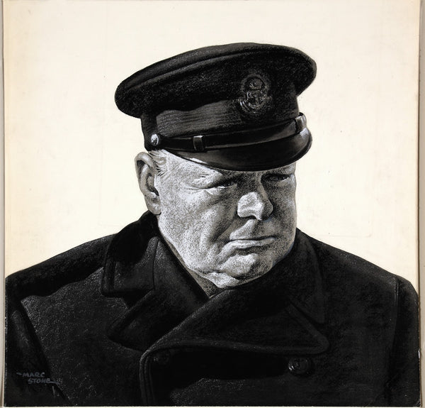 Winston Churchill in Trinity House uniform between 1939 and 1946
