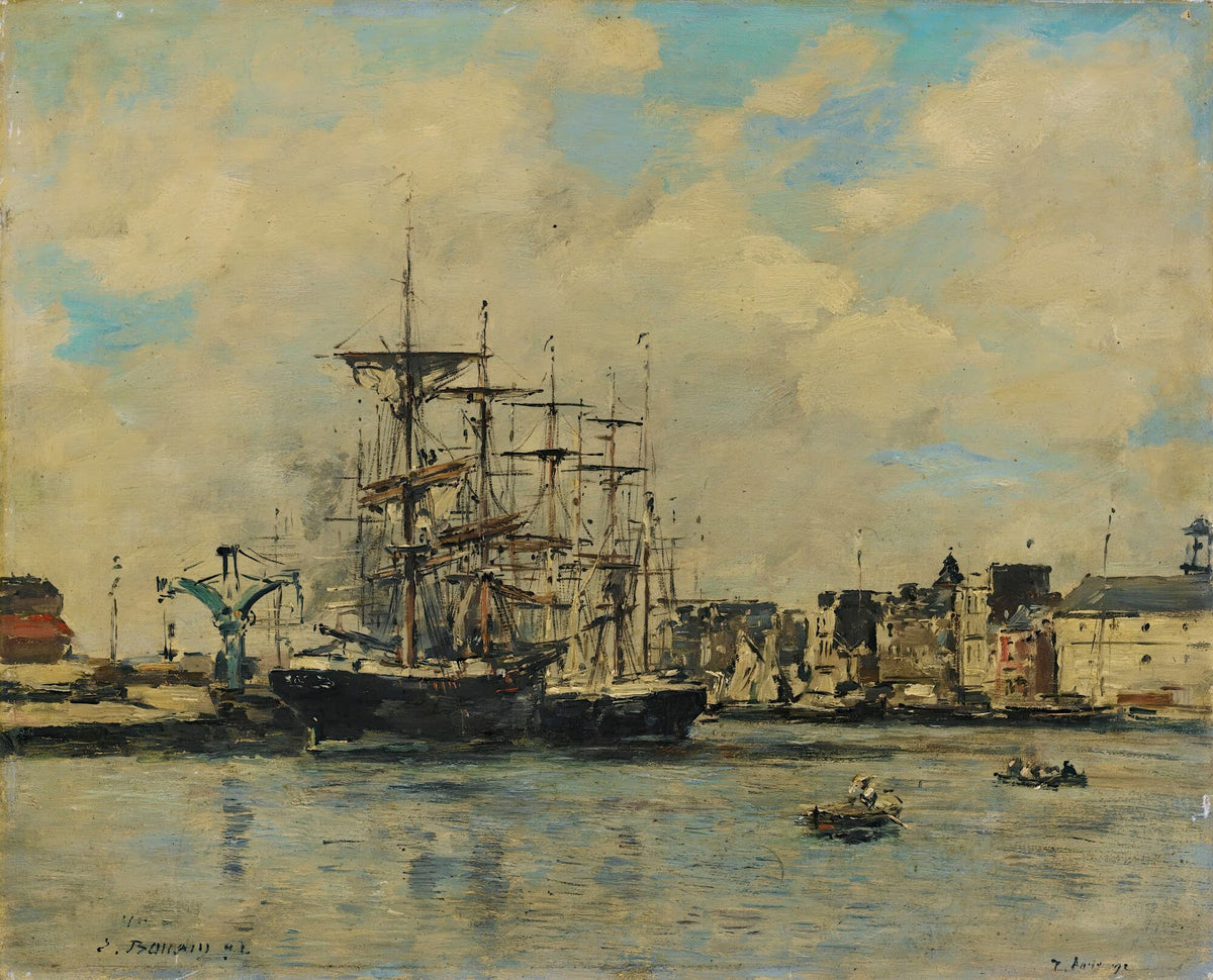 Le HavreBassin De La Barre 1892