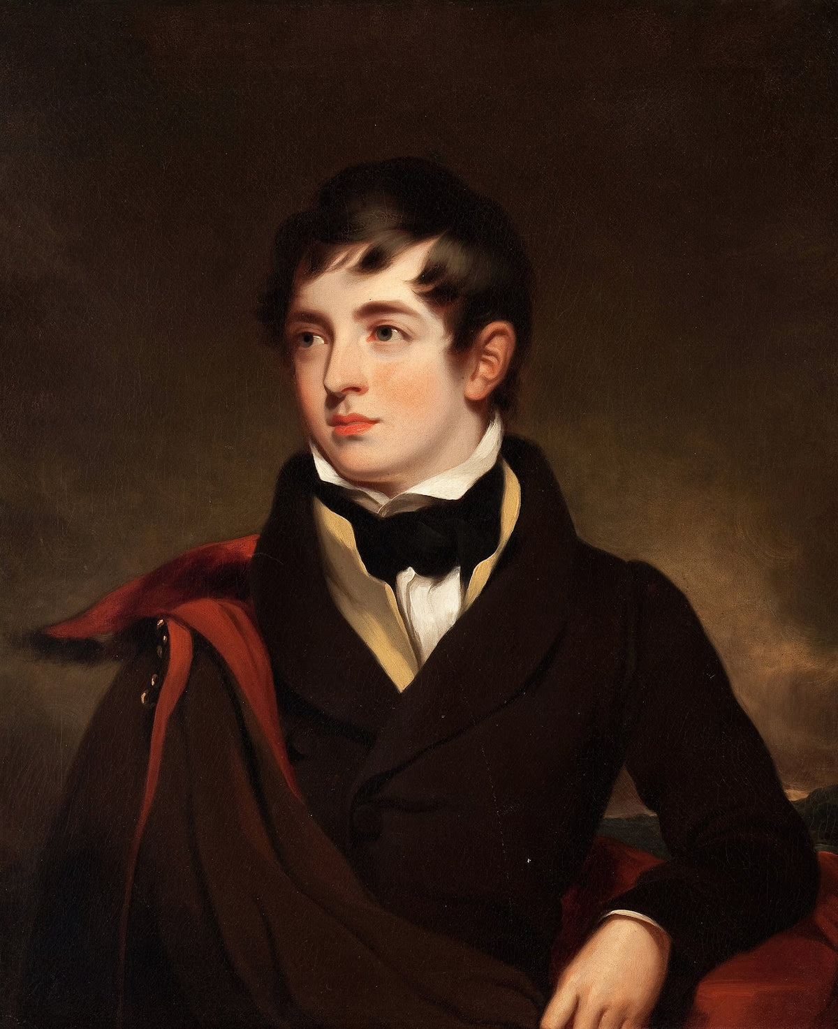 The Honorable Frederick Weddell Robinson Son of the Third Lord Grantham circa 18
