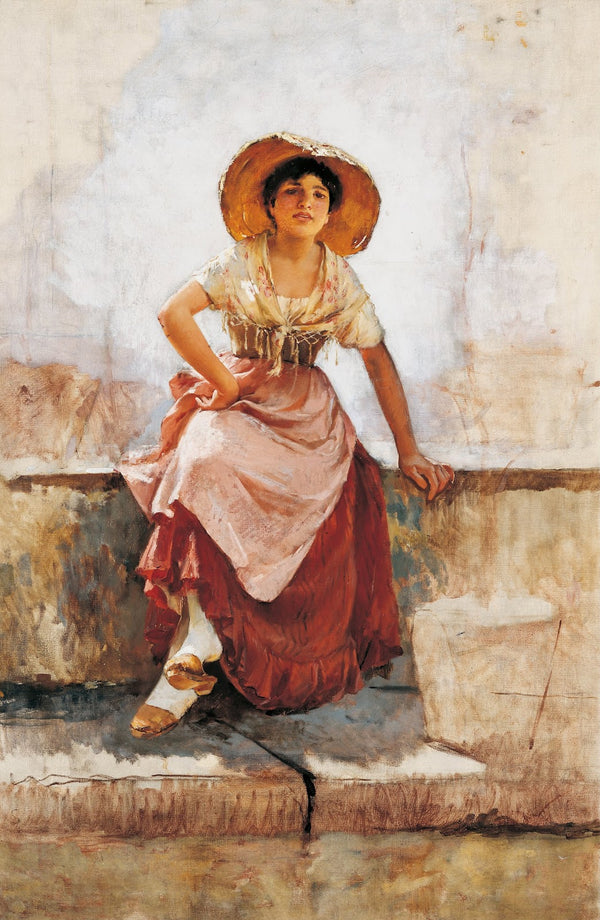 Florentine Flower Girl circa 1886