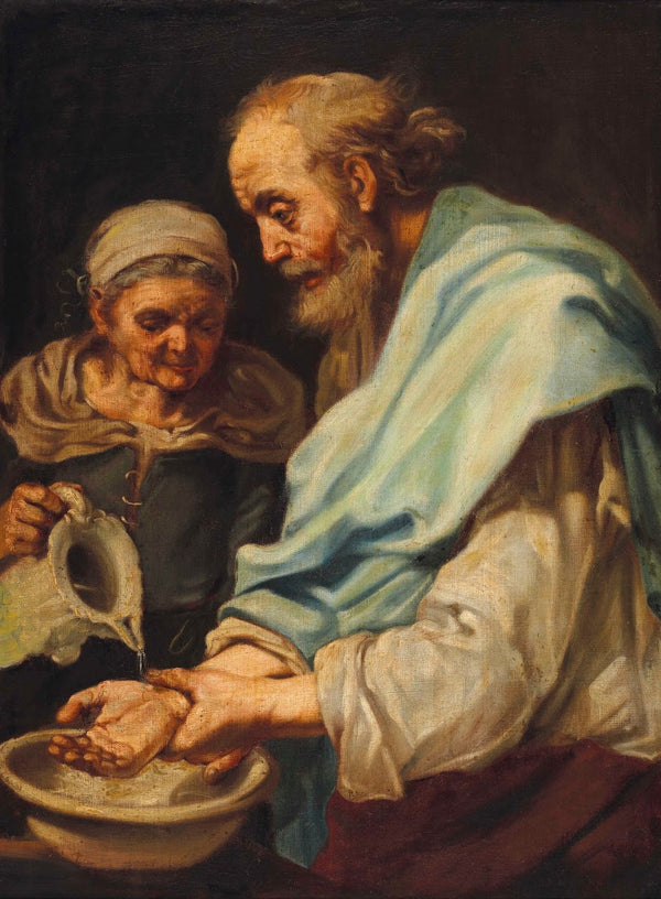 The hand washing Allegory of Water