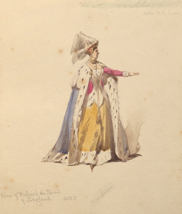 Sketches of costume Pl066 1842