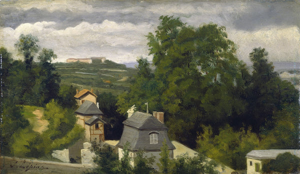 View on the Outskirts of Caen 1872 1875