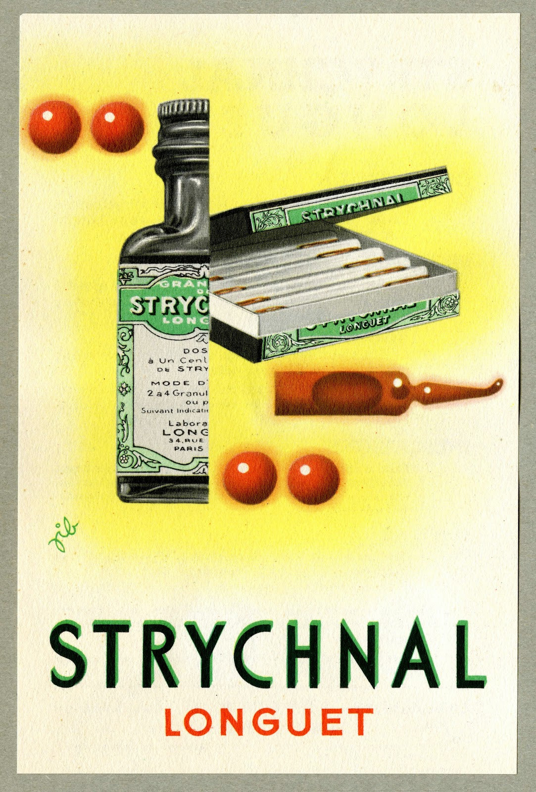 Strychnal 1910 1950