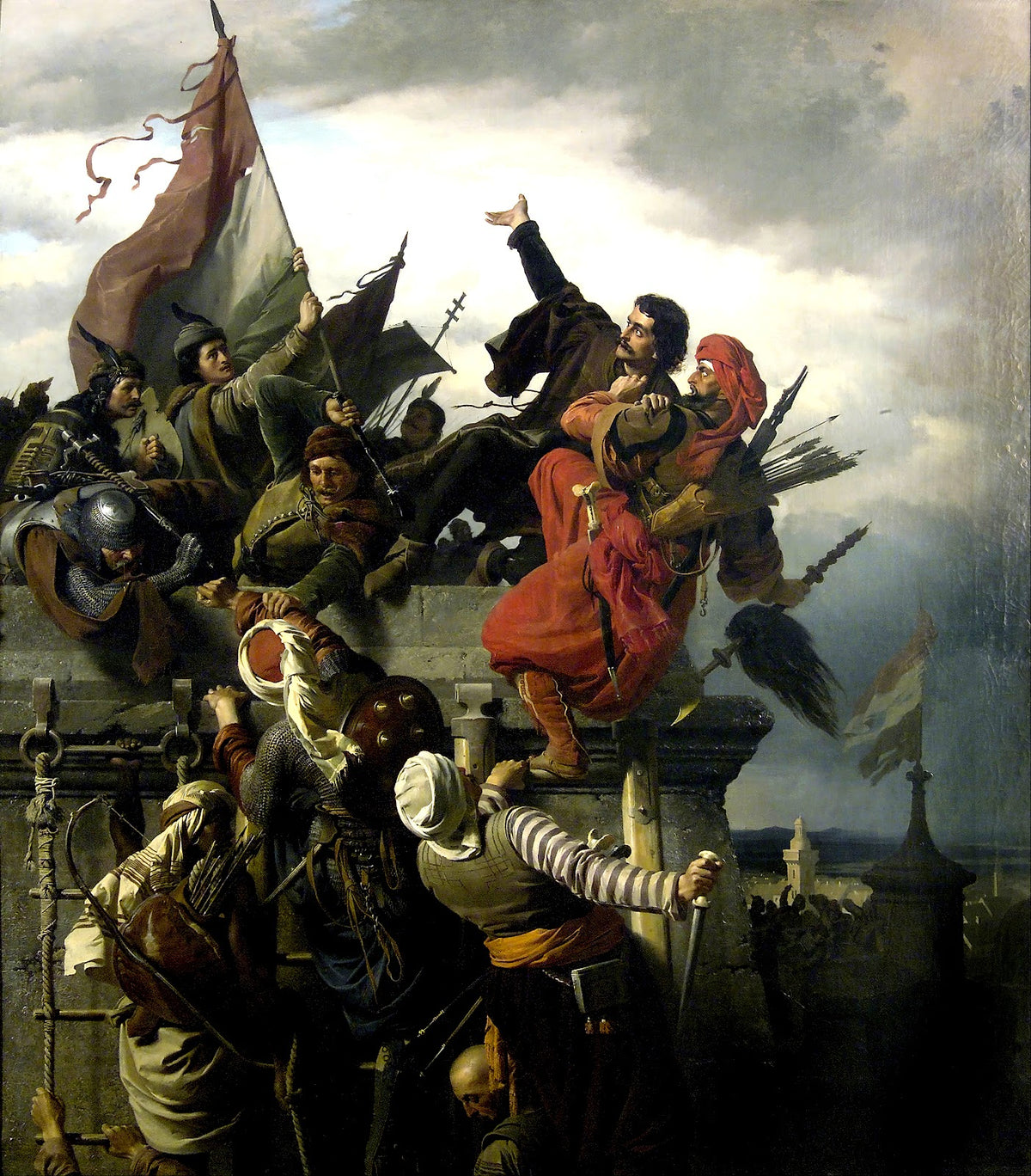 The Self Sacrifice Of Titusz Dugovics 1859