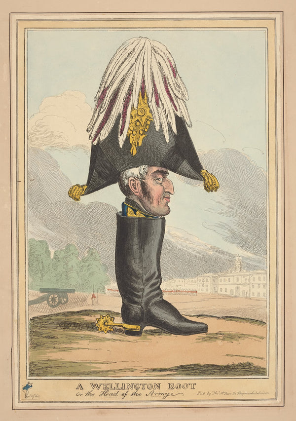 A Wellington boot  or head of the army 1827
