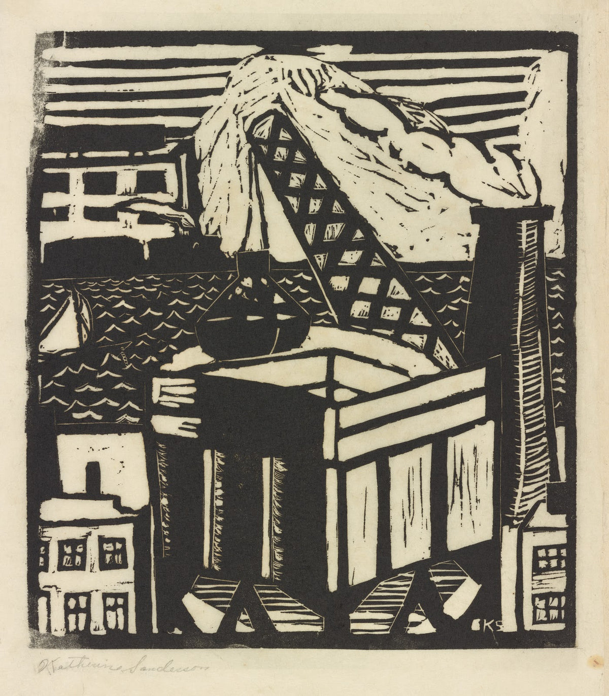 River Scene 1935 1943