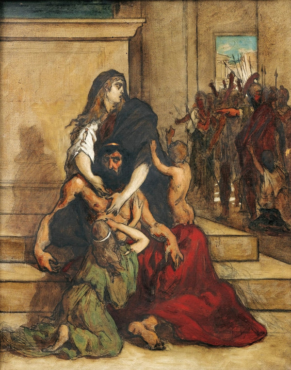 Scène de la guerre de Troie