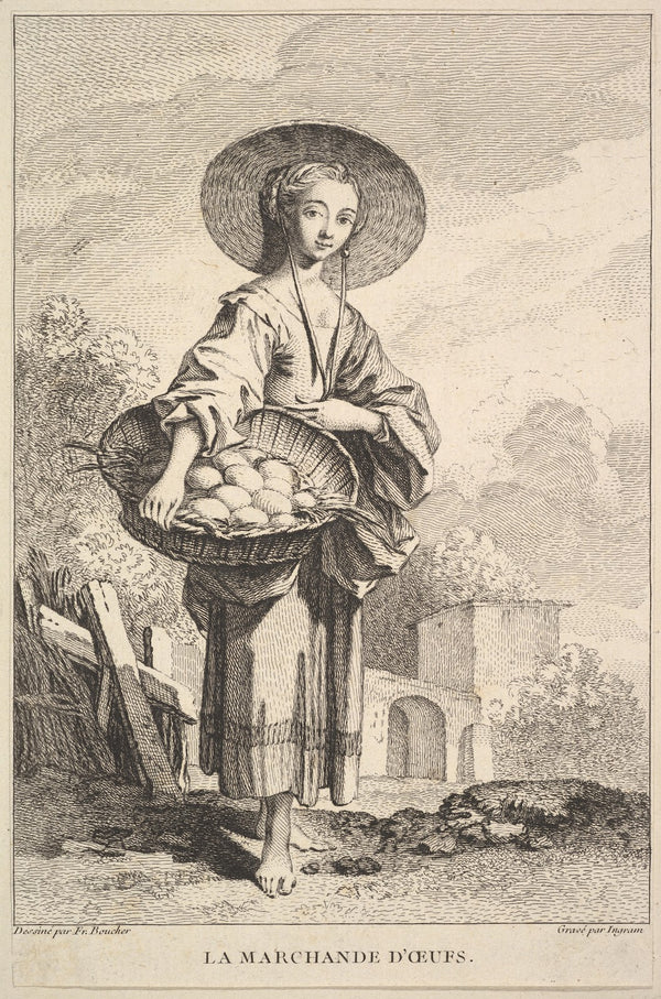 The Egg Merchant After François Boucher 17411763