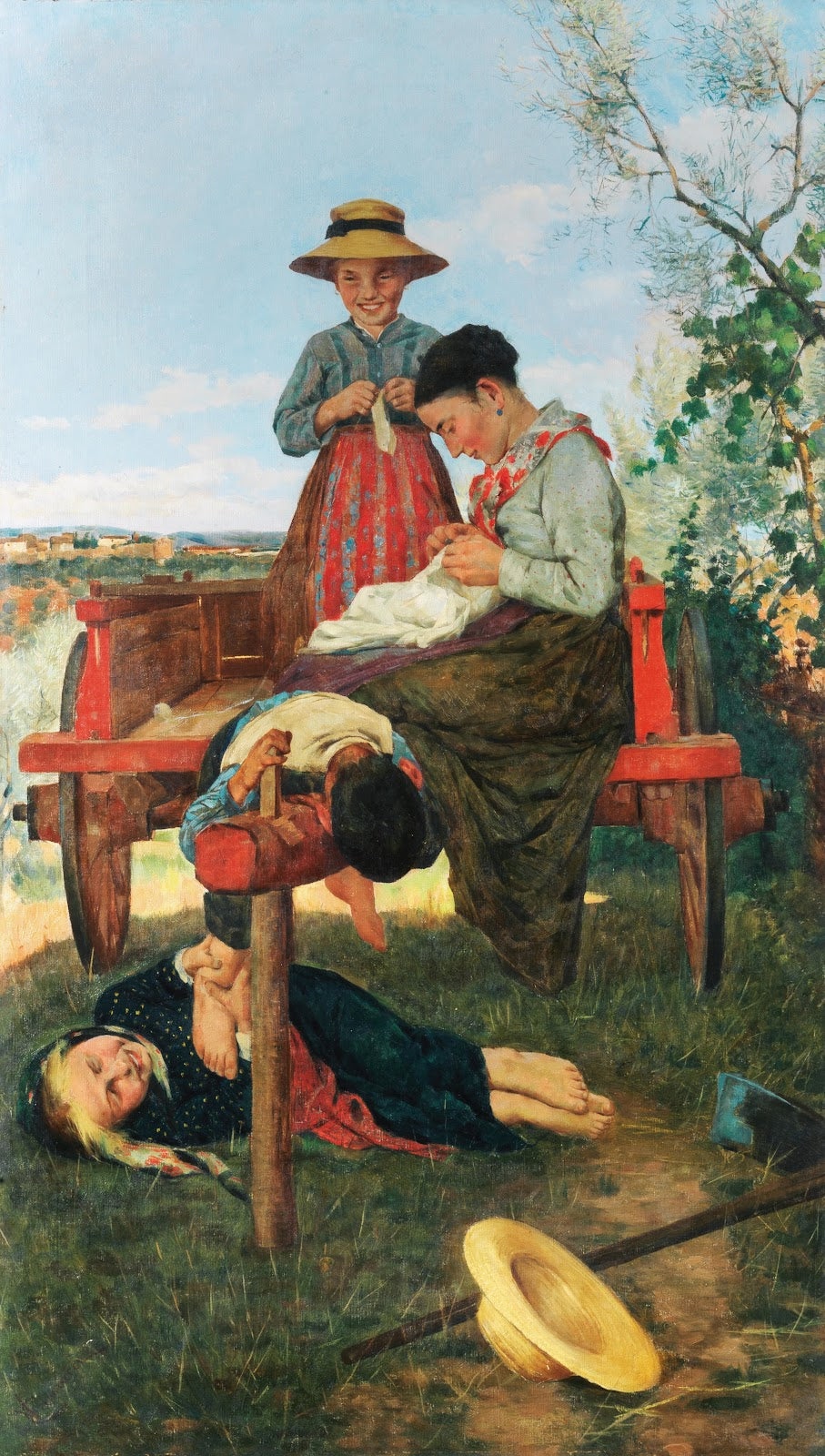 Resting in the shade