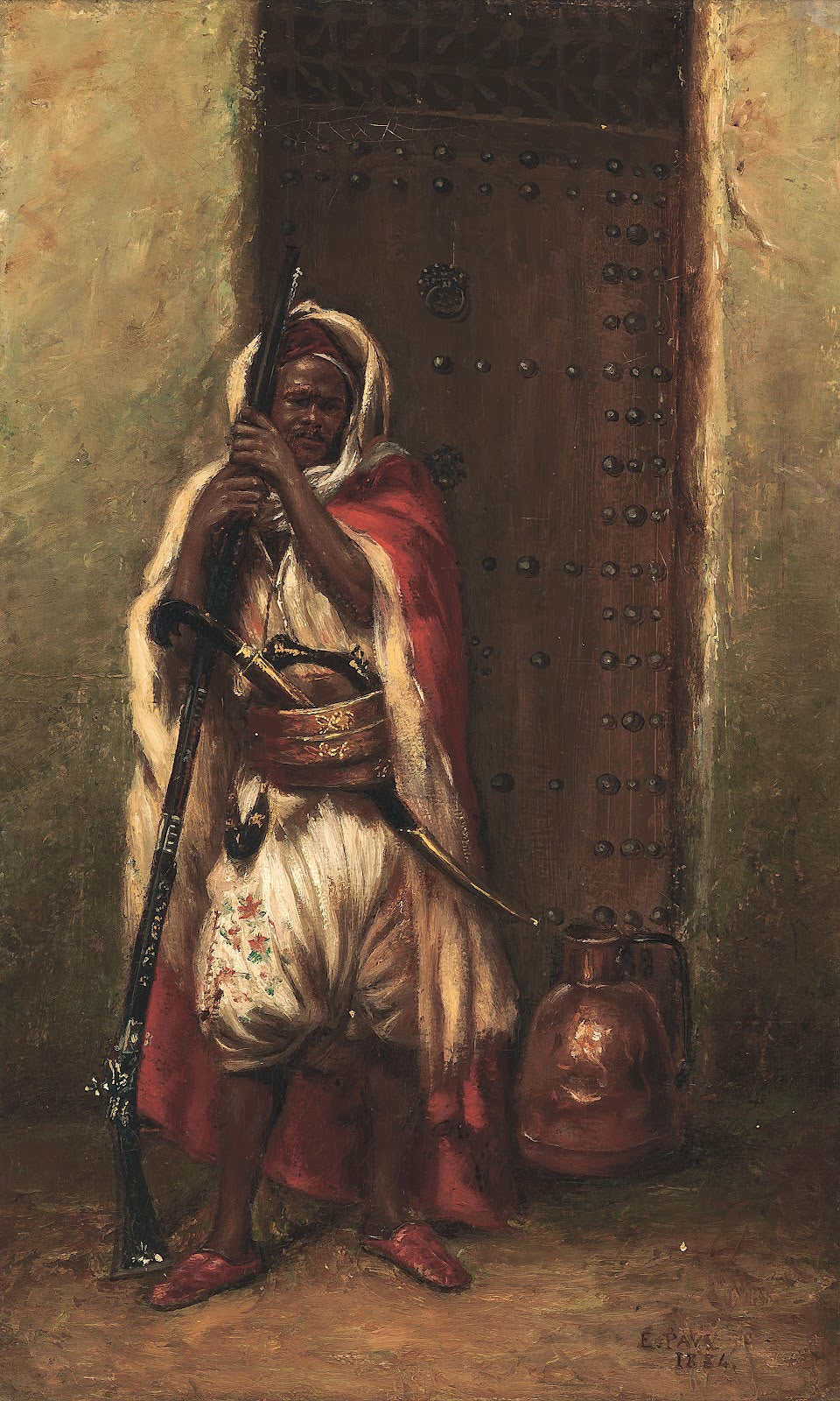 Guarding The Door 1884